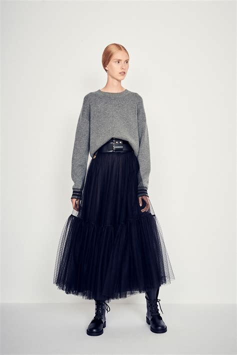 dior tulle skirt outfit ideas|christian Dior tulle midi skirt.